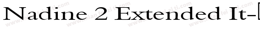 Nadine 2 Extended It字体转换